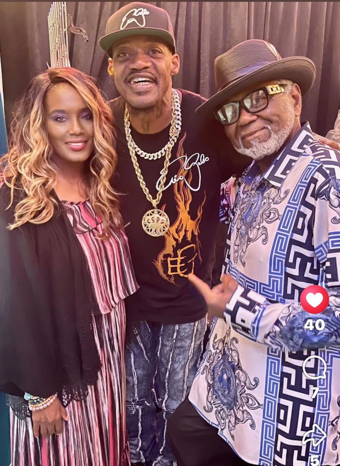 Angela R. Buffington with music and entertainment industry colleagues