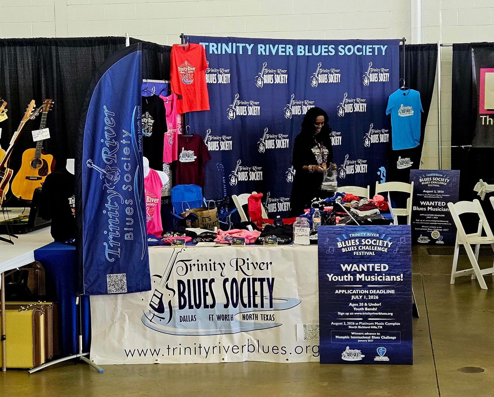 Community display for Trinity River Blues Society